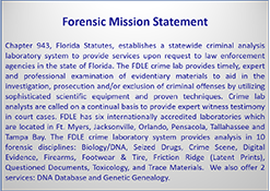 Forensic Mission Statement