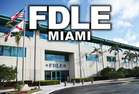 Front view of the FDLE Miami Regional Operations Center in Sweetwater.