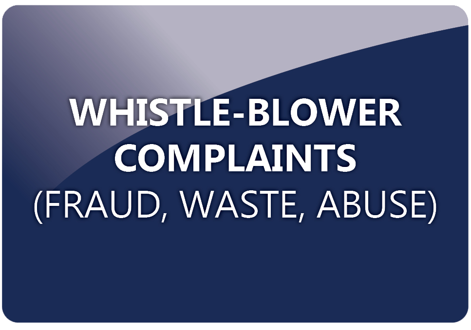 Whistle-Blower Complaints