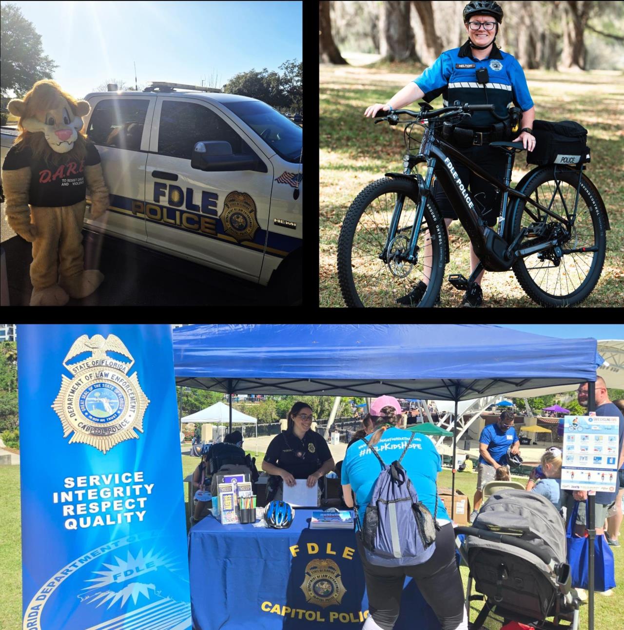 Capitol Crime Prevention unit at different events