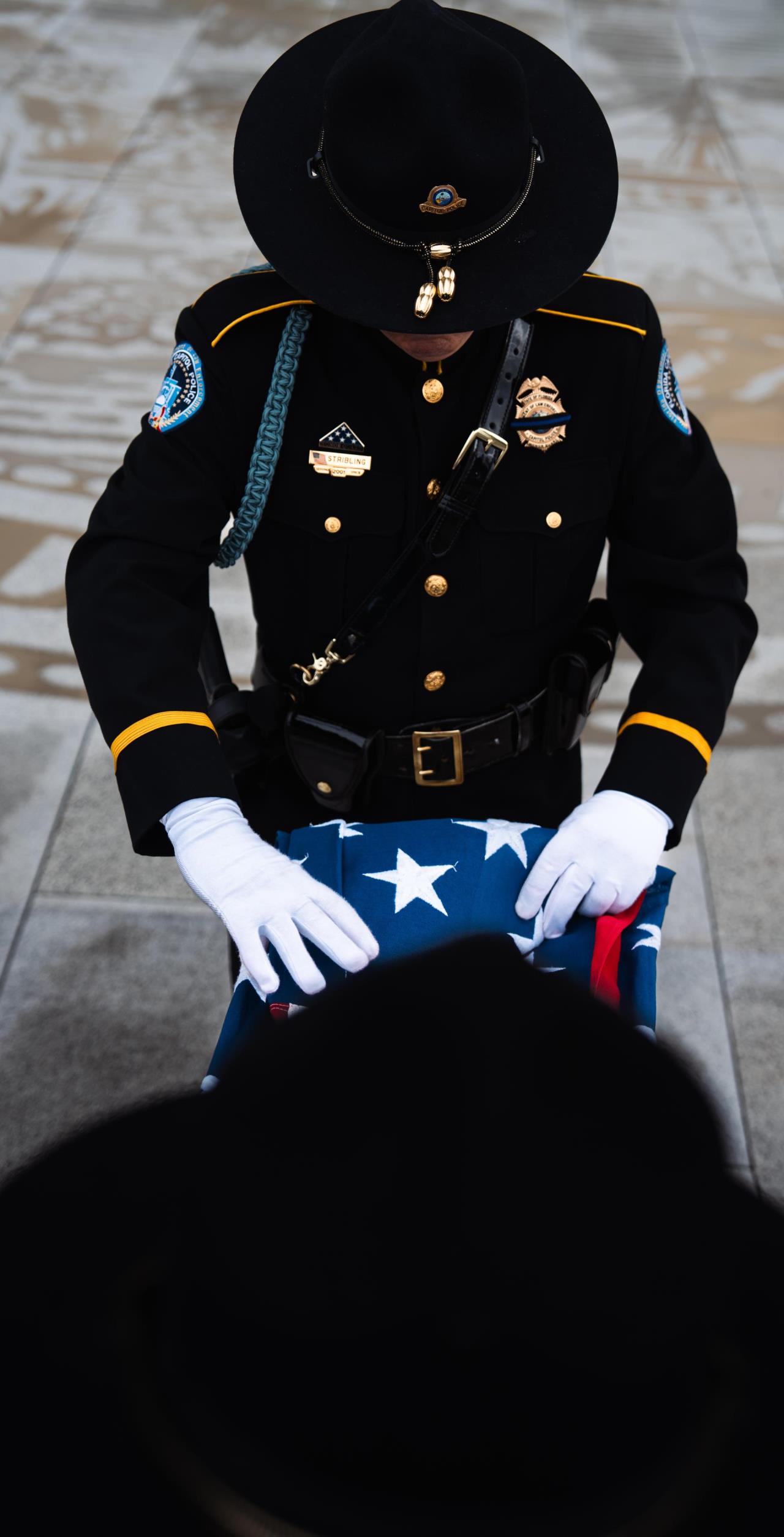 Honor Guard Folding the US Flag