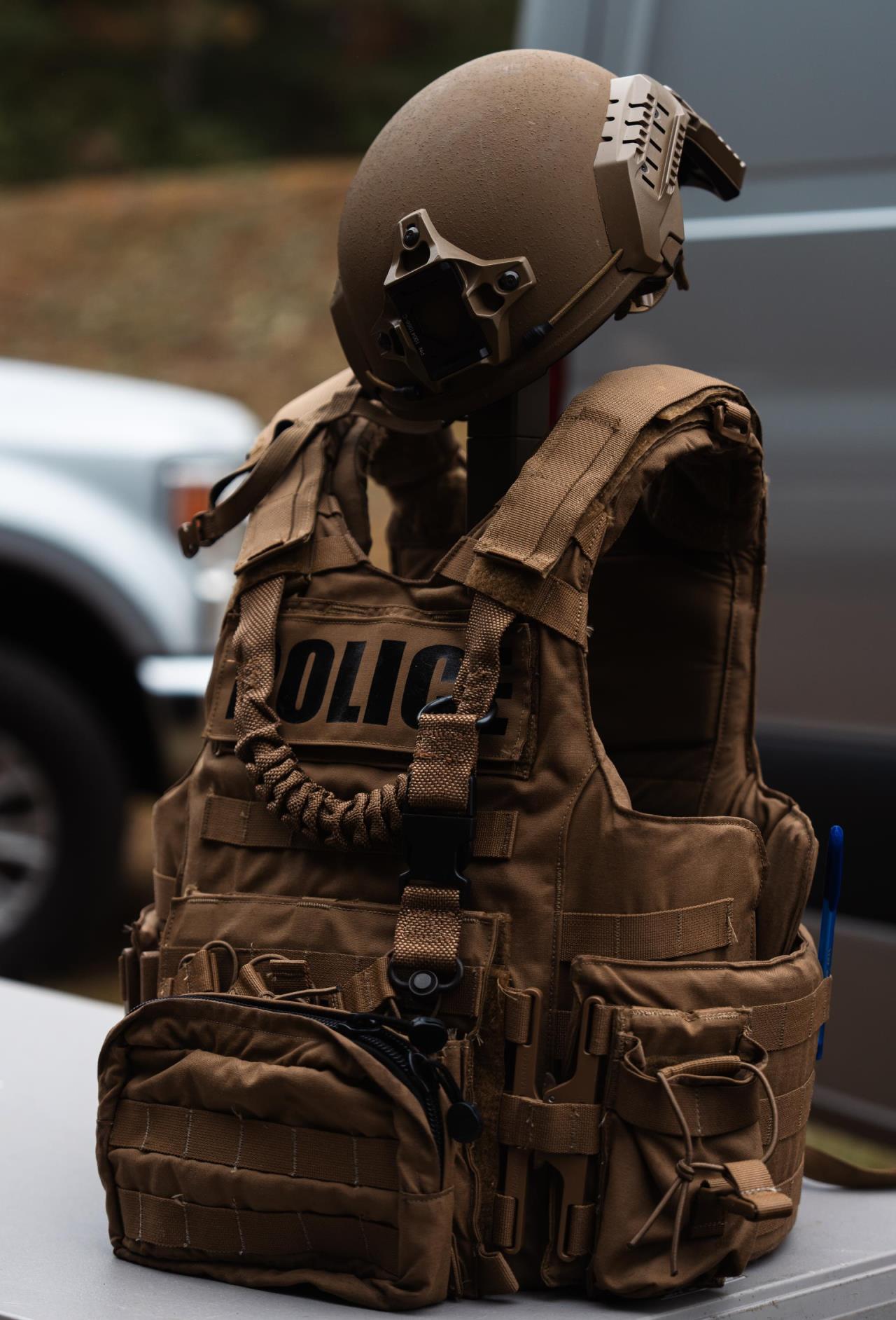 Front of Bomb squad vest