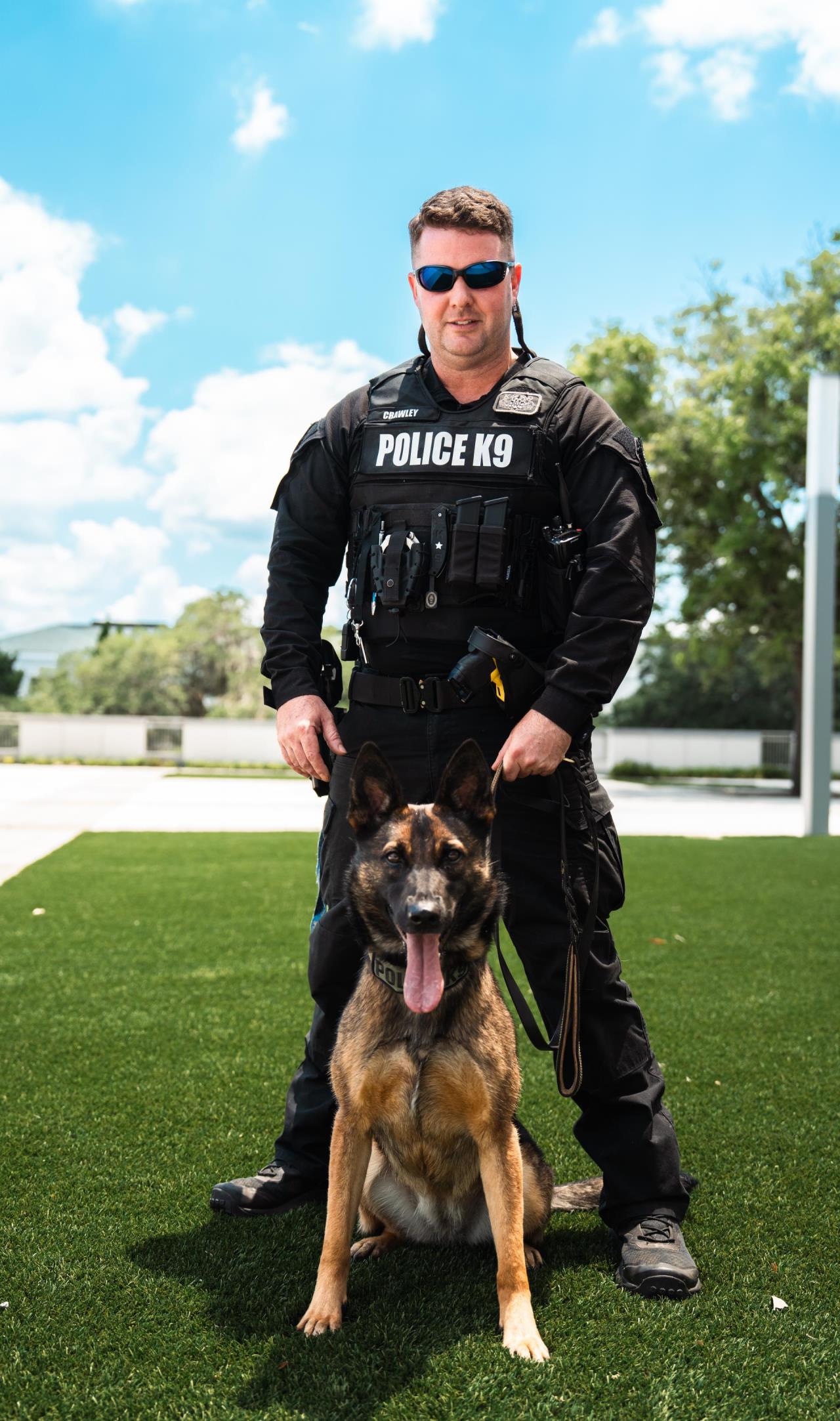 Capitol Police K9 Cirill with her handler.