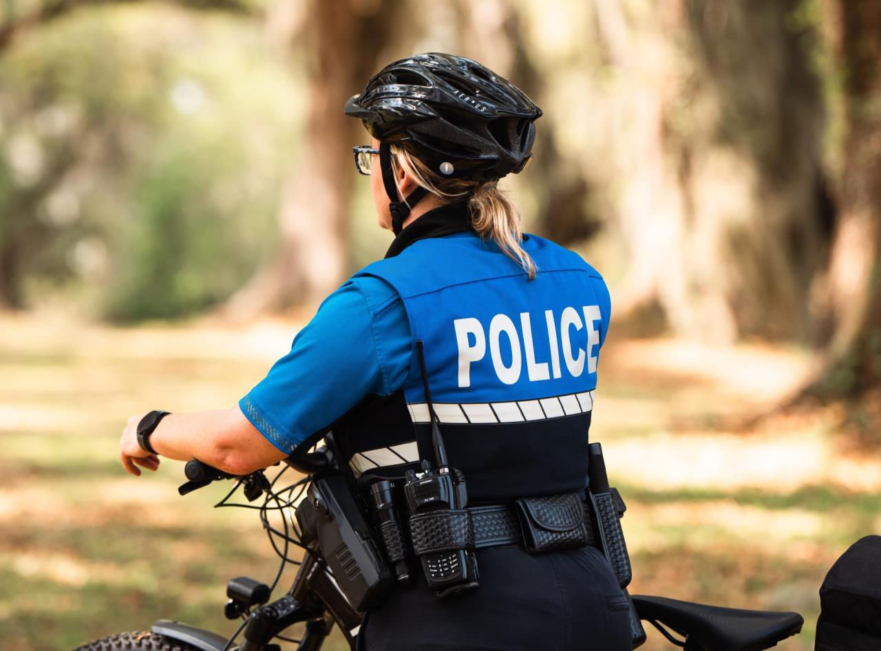 Capitol Police Officer on the Bike unit