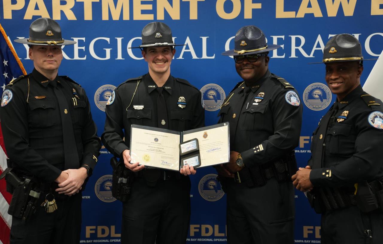 Capitol Police getting sworn in as a new Officer.